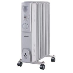 Sunbeam 9 Fin 2Kw Standard Oil Filled Radiator - Black