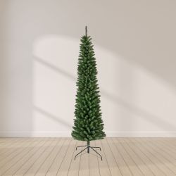 7ft Alaskan Pencil Pine Christmas Tree Green