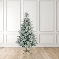 8ft Snowy Woodland Pine Christmas Tree