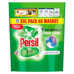 Persil 3 In 1 Bio Laundry Washing Capsules 48 Wash 1.296Kg