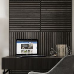 Smoked Oak Acoustic Wall Tile 600 x 605mm