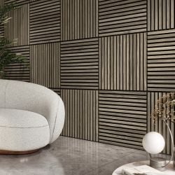 Walnut Acoustic Wall Tile 600 x 605mm