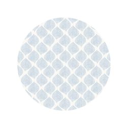 Pale Blue Fish Eye Wipe Clean Tablecloth