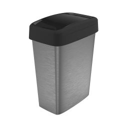 Ezy Storage 50L Rectangle Slim Swing Lid Bin