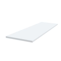 Panel Board Shelf White 1200x305x18mm