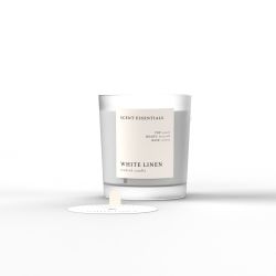 White Linen Candle