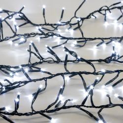 300 Led B/O Cluster Lights White