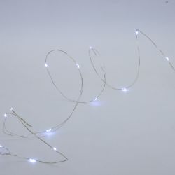 120 Led Silver Lights White