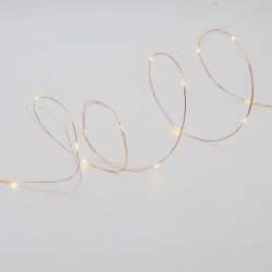 200 LED B/O Bare Wire Lights Warm White