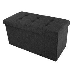 Dark Grey Ottoman L