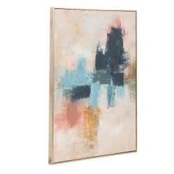 Abstract 60x80 Capped Canvas with 50% Hand Painting