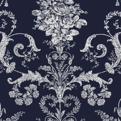 Laura Ashley Josette Midnight Wallpaper