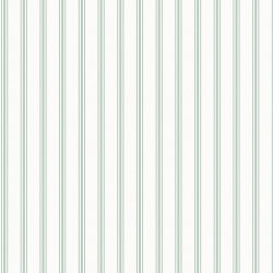 Laura Ashley Farnworth Stripe Sage Green Wallpaper
