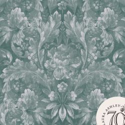 Laura Ashley Apolline Jade Green Wallpaper