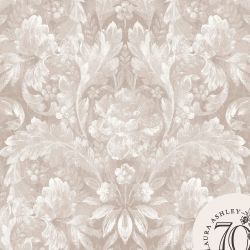 Laura Ashley Apolline Dove Grey Wallpaper