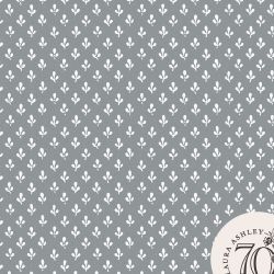Laura Ashley Trefoil Slate Grey Wallpaper