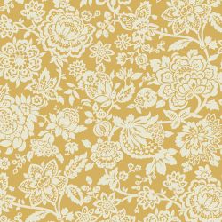Laura Ashley Trailing Laurissa Pale Ochre Yellow Wallpaper