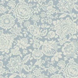 Laura Ashley Trailing Laurissa Pale Seaspray Blue Wallpaper