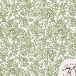 Laura Ashley Louise Moss Green Wallpaper