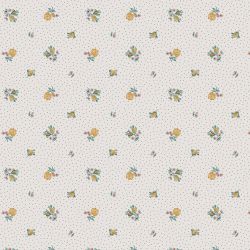 Laura Ashley Claudias Friend Pale Ochre Yellow Wallpaper