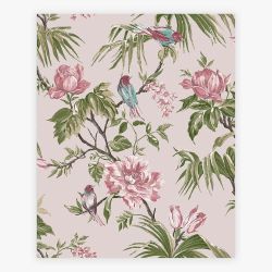Next Birds & Blooms Mauve Wallpaper