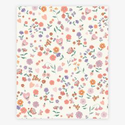 Next Woodland Ditsy Lavender and Peach Wallpaper