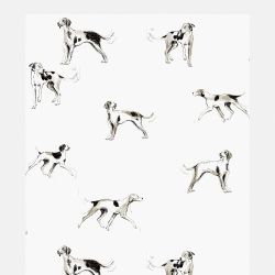 Joules Sketchy dogs Creme Wallpaper