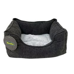 Slate Grey Square Pet Bed Small
