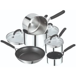 Prestige Made to Last Stainless Steel Cookware Set, 5pce