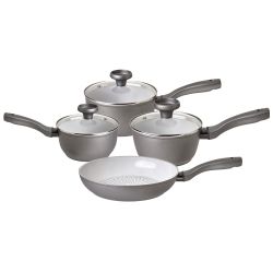 Prestige Earthpan 4 piece non stick Pots and Pans Set.