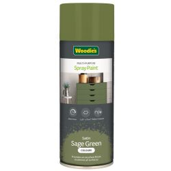 Woodie's 400Ml Satin Sage Green Spray