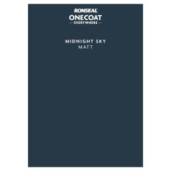 Ronseal One Coat Everywhere Paint Peel & Stick Midnight Sky