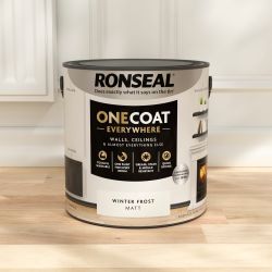 Ronseal One Coat Everywhere Paint Winter Frost Matt 2.5L