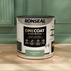 Ronseal One Coat Everywhere Paint Muted Jade Matt 2.5L