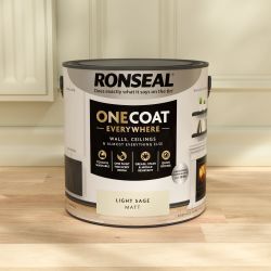 Ronseal One Coat Everywhere Paint Light Sage Matt 2.5L
