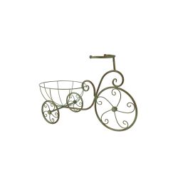 Iron Bike planter 52cm Green