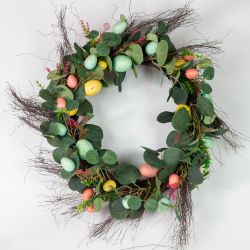 Wreath with Eggs 50cm