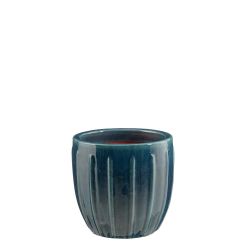 Romero Round Pot 22cm Blue