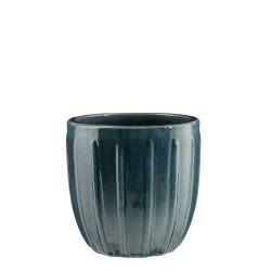 Romero Round Pot 28cm Blue