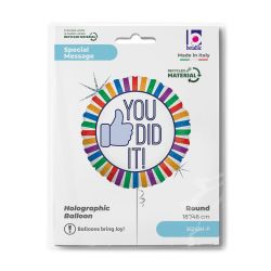 You Did It! Foil Balloon 18"