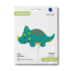 Triceratops Foil Balloon 30"