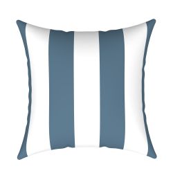 Blue Stripe Pattern Cushion