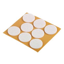 Fix-O-Moll Felt-Glider Ï 28 Mm Self-Adhesive White