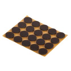 Fix-O-Moll Felt-Glider Ï 17 Mm Self-Adhesive Brown