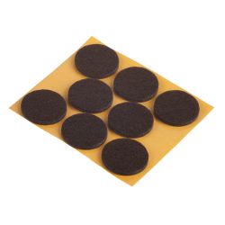 Fix-O-Moll Felt-Glider Ï 28 Mm Self-Adhesive Brown