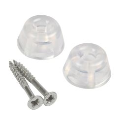 Fix-O-Moll Wall Buffer With Screw Transparent