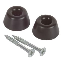 Fix-O-Moll Wall Buffer With Screw Black