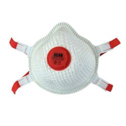 Moulded Valved Masks FFP3 with Mesh (Pack 2)