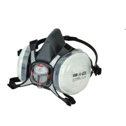 Twin Half Mask Respirator & P2 Dust Cartridges