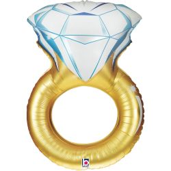 Supershape Foil Balloon Wedding Ring